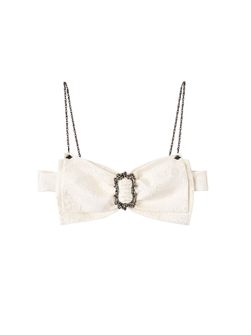 Jacquard Sling Robe & Ribbon Sangle Gile