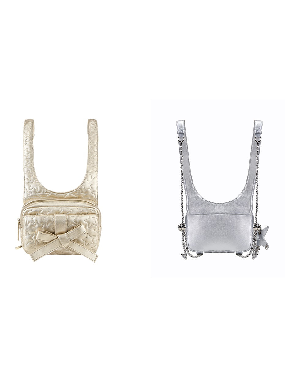 Bowknot Chain Small Backpack