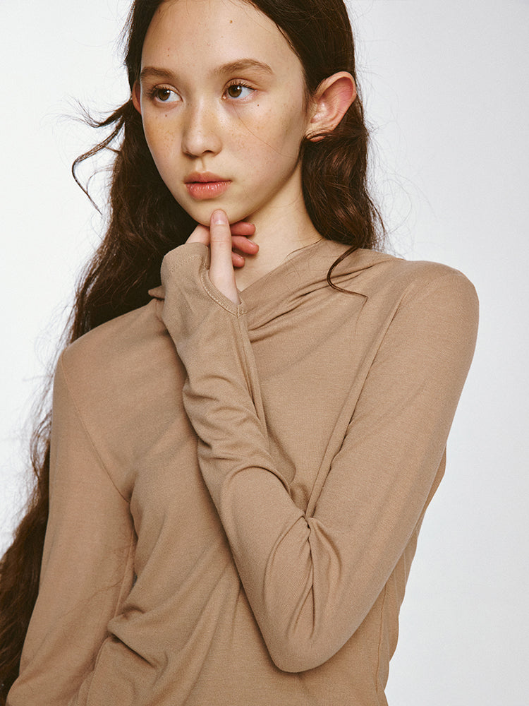 Lazy Relaxed Slim Knitted Top