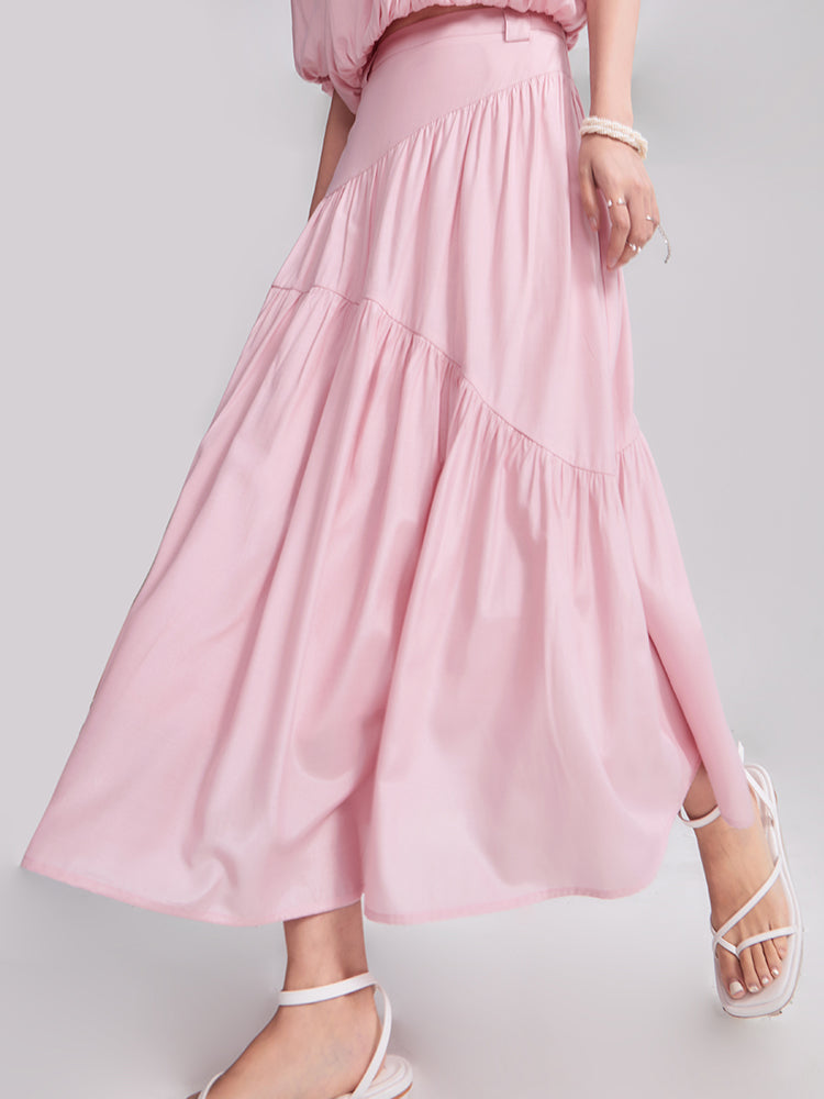 Lose Shirring Short Top & Shirring Split Rock