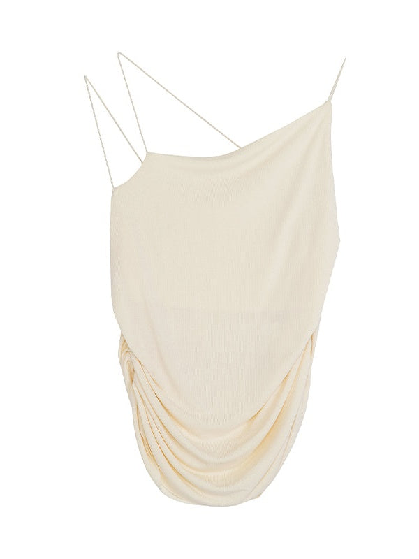 Slanted Shoulder Design Camisole