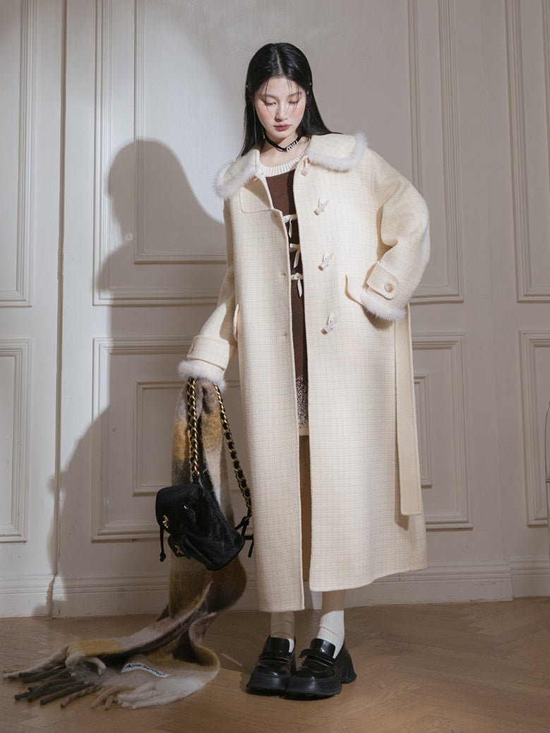 Fur Edge Doll Collar Coat