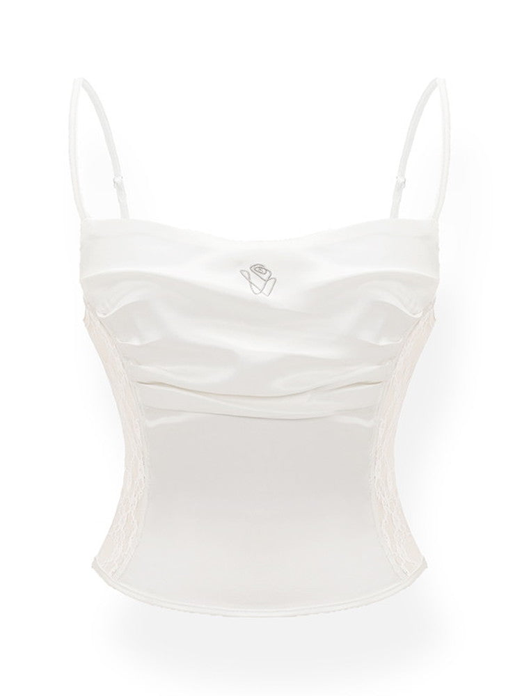 Camisole de nichi satin de sext à latéraux