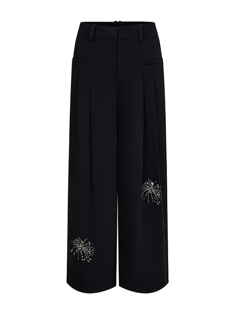 Sut-Up Sequins Nichi Oversize Cool Jacket&Wide-Pants