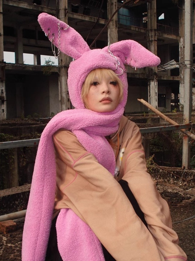 Rebellious Rabbit Scarf Hat
