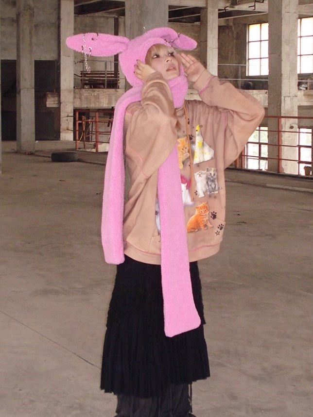 Rebellious Rabbit Scarf Hat