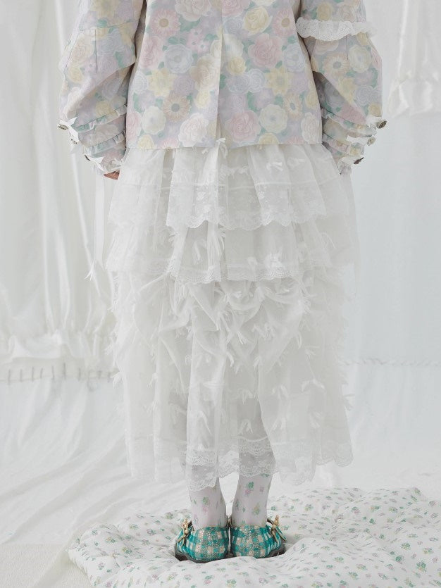 Organza Fluffy Cake 치마
