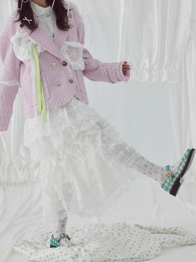 Organza Fluffy Cake 치마