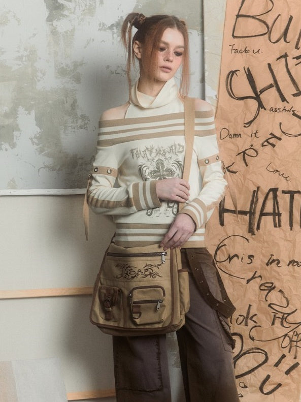 Canvas Messenger Bag