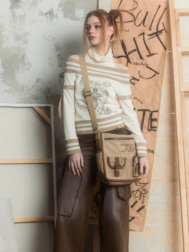 Canvas Messenger Bag