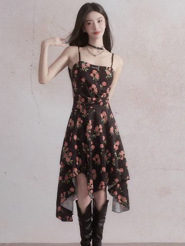 Robe rose romantique