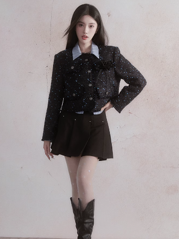 Starry Classic Tweed Jacket & Flese Rock