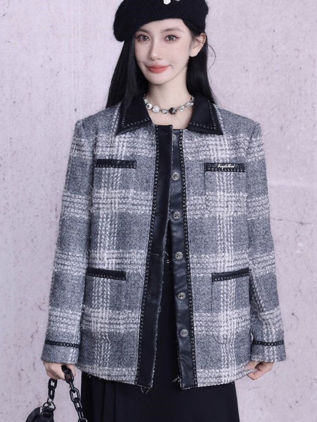 Elegancen kleine Duftplaidjacke