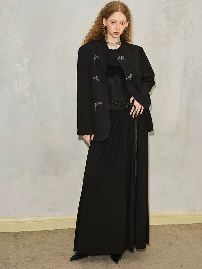 Chinese Style Oblique Placket Jacket