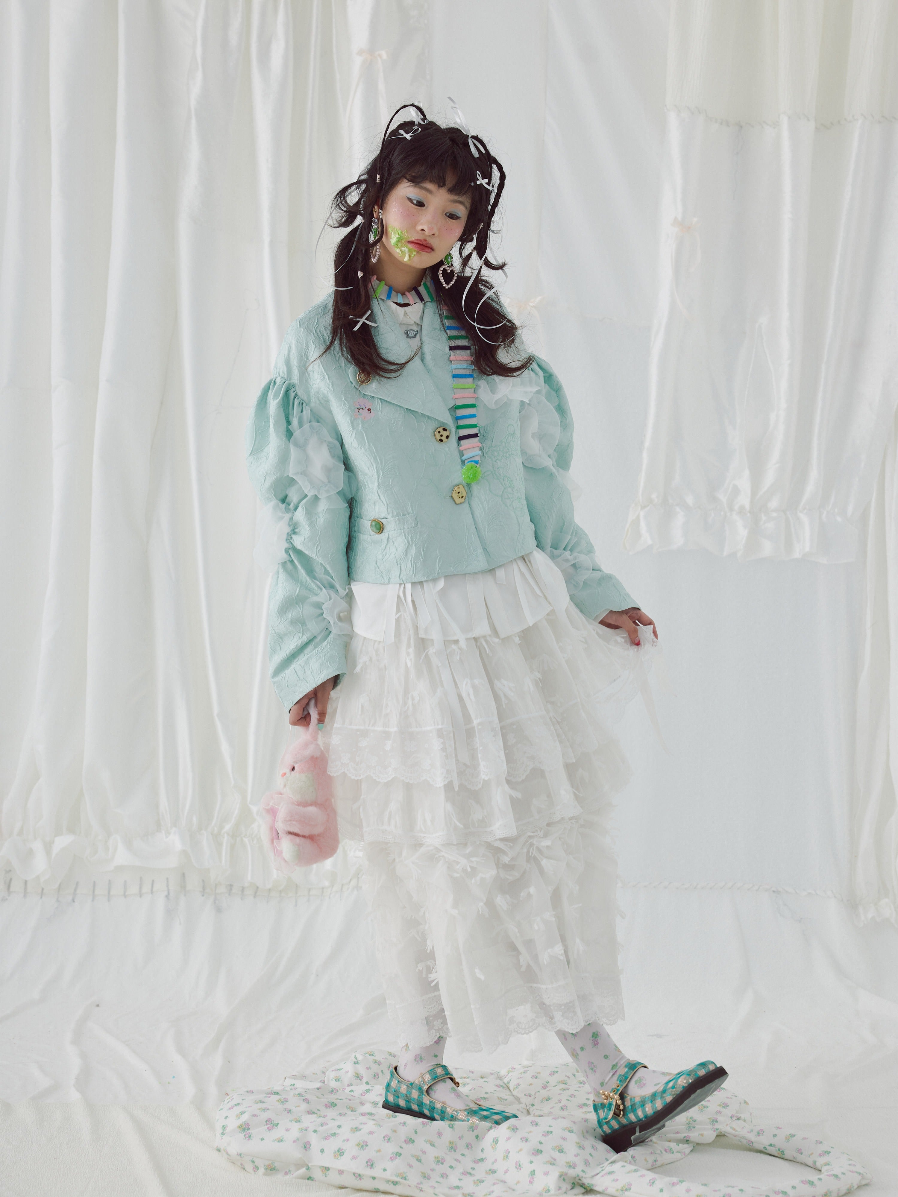 Organza Fluffy Cake 치마