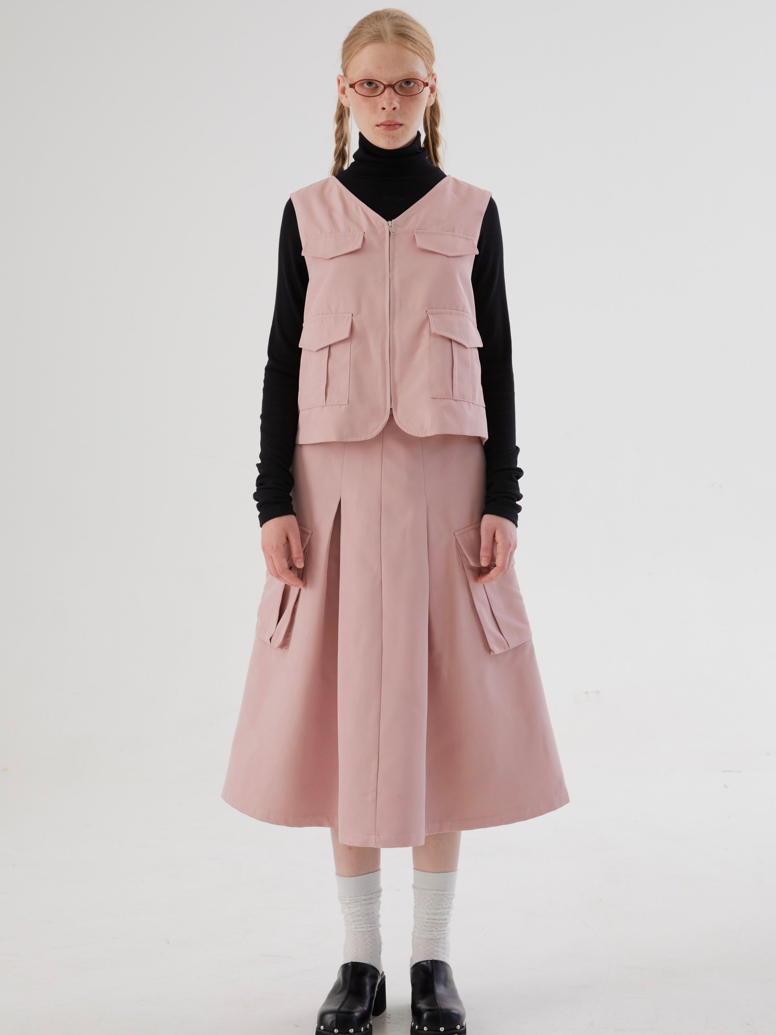 워크 테이스트 집업 조끼