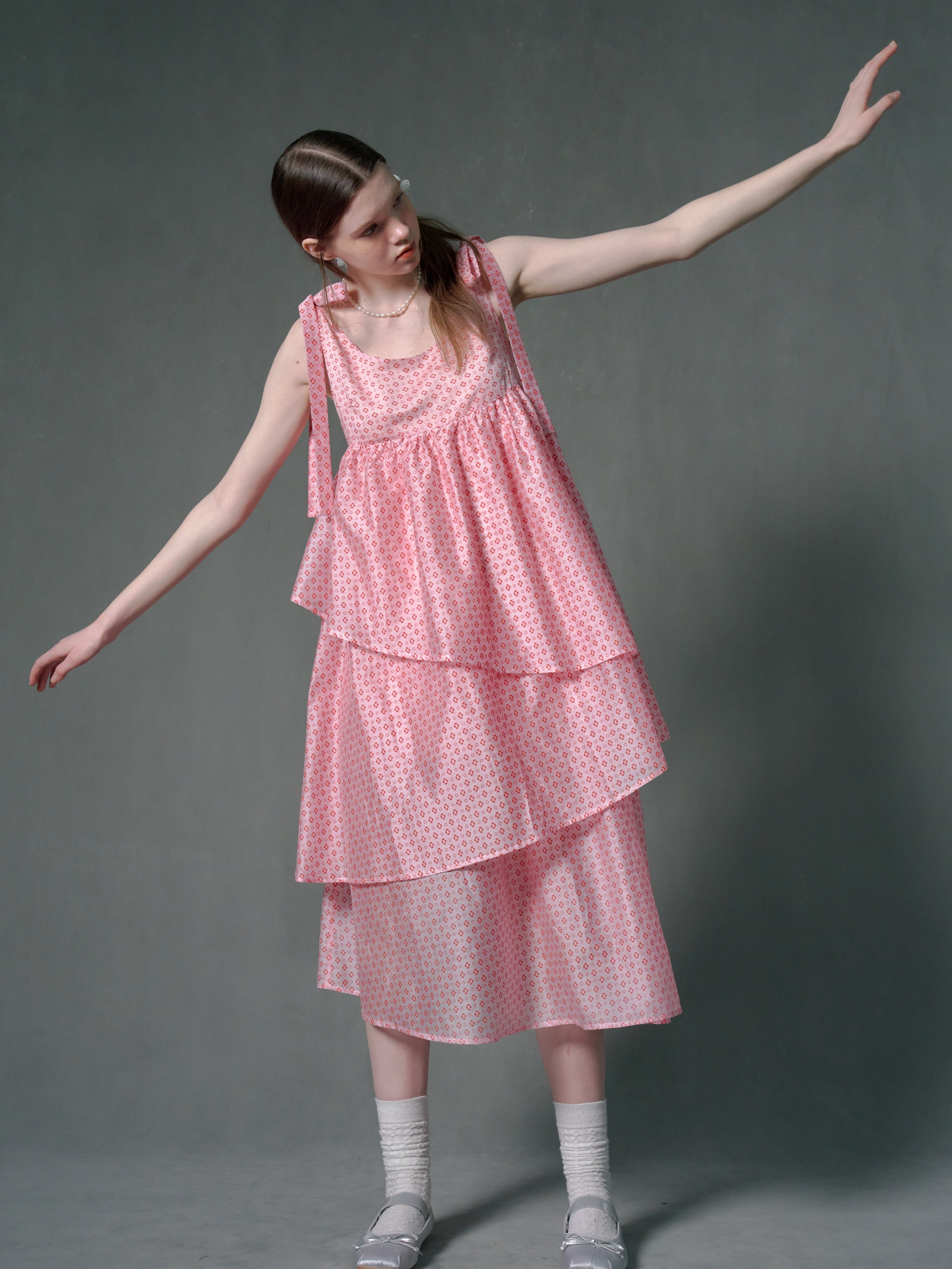 Strap Long Cake One-piece