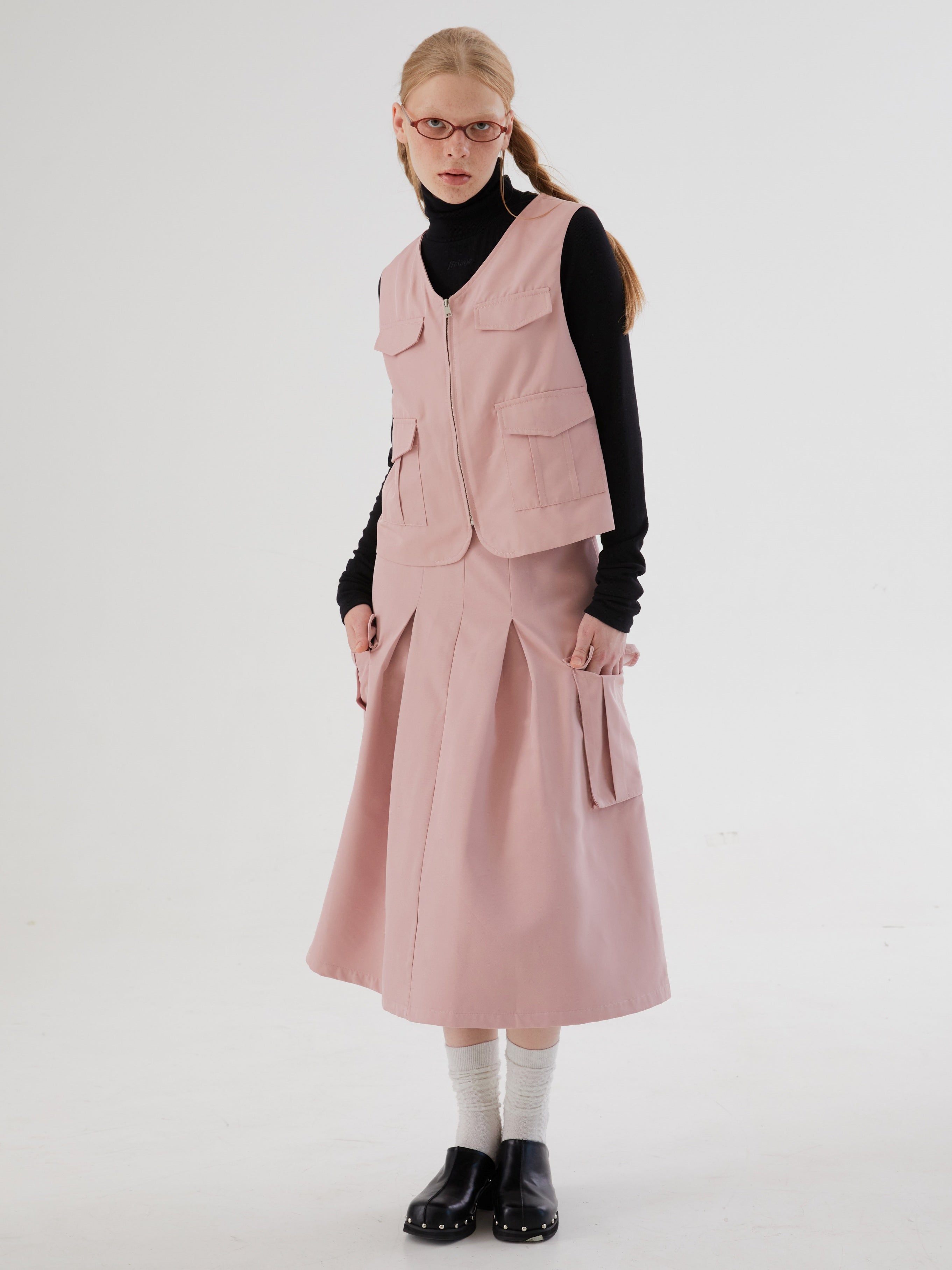 워크 테이스트 집업 조끼