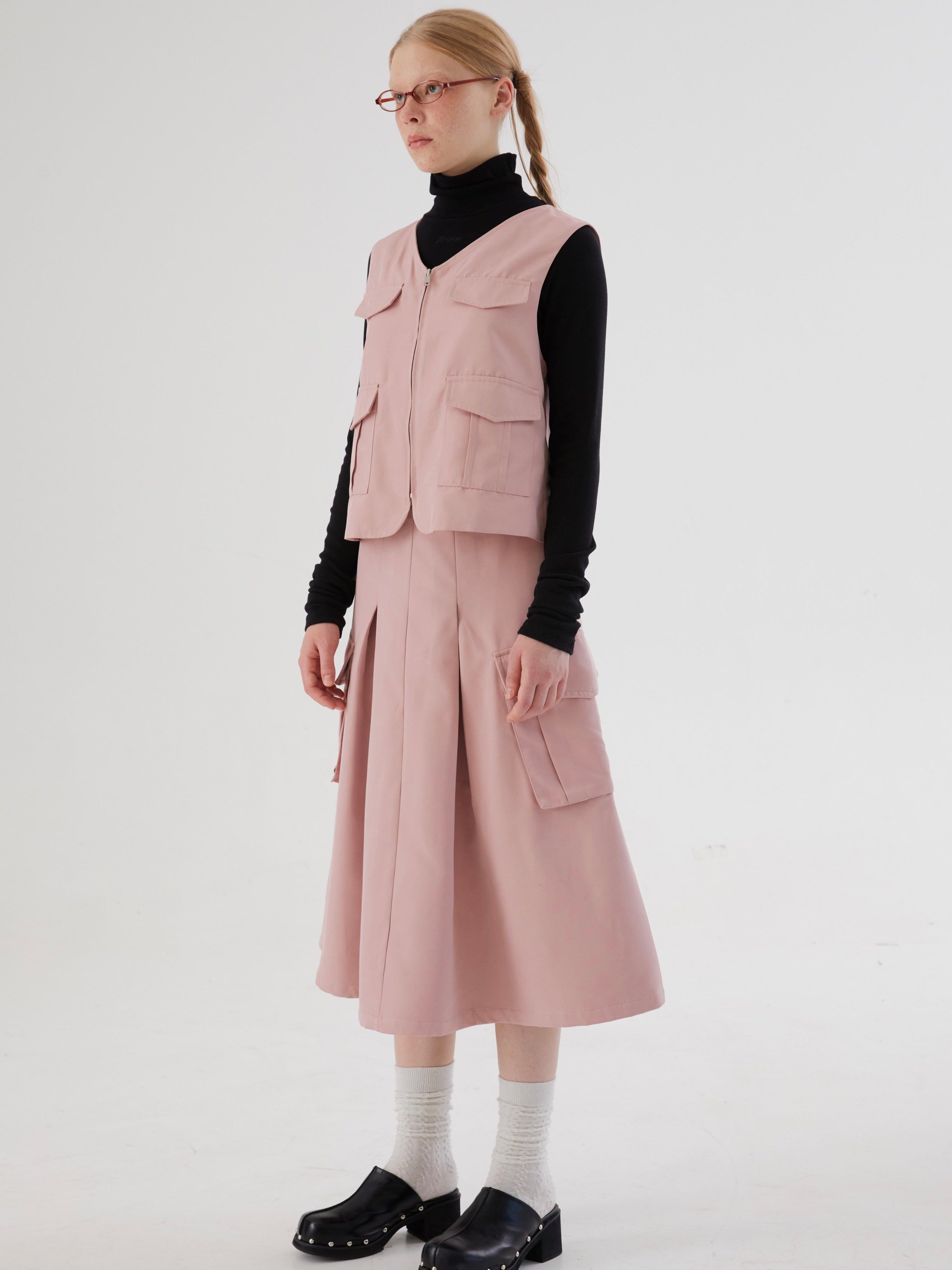 워크 테이스트 집업 조끼