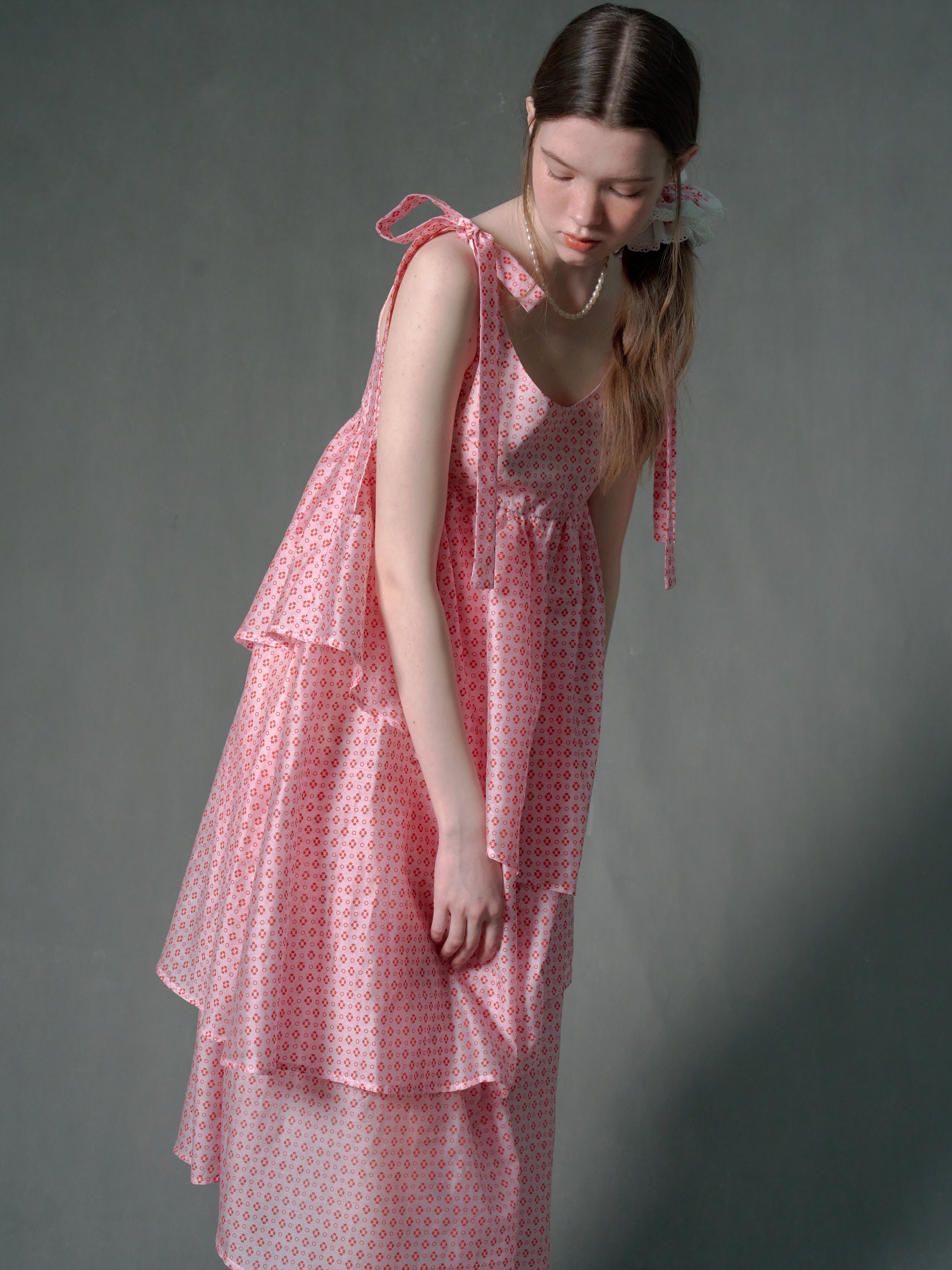 Strap Long Cake One-piece