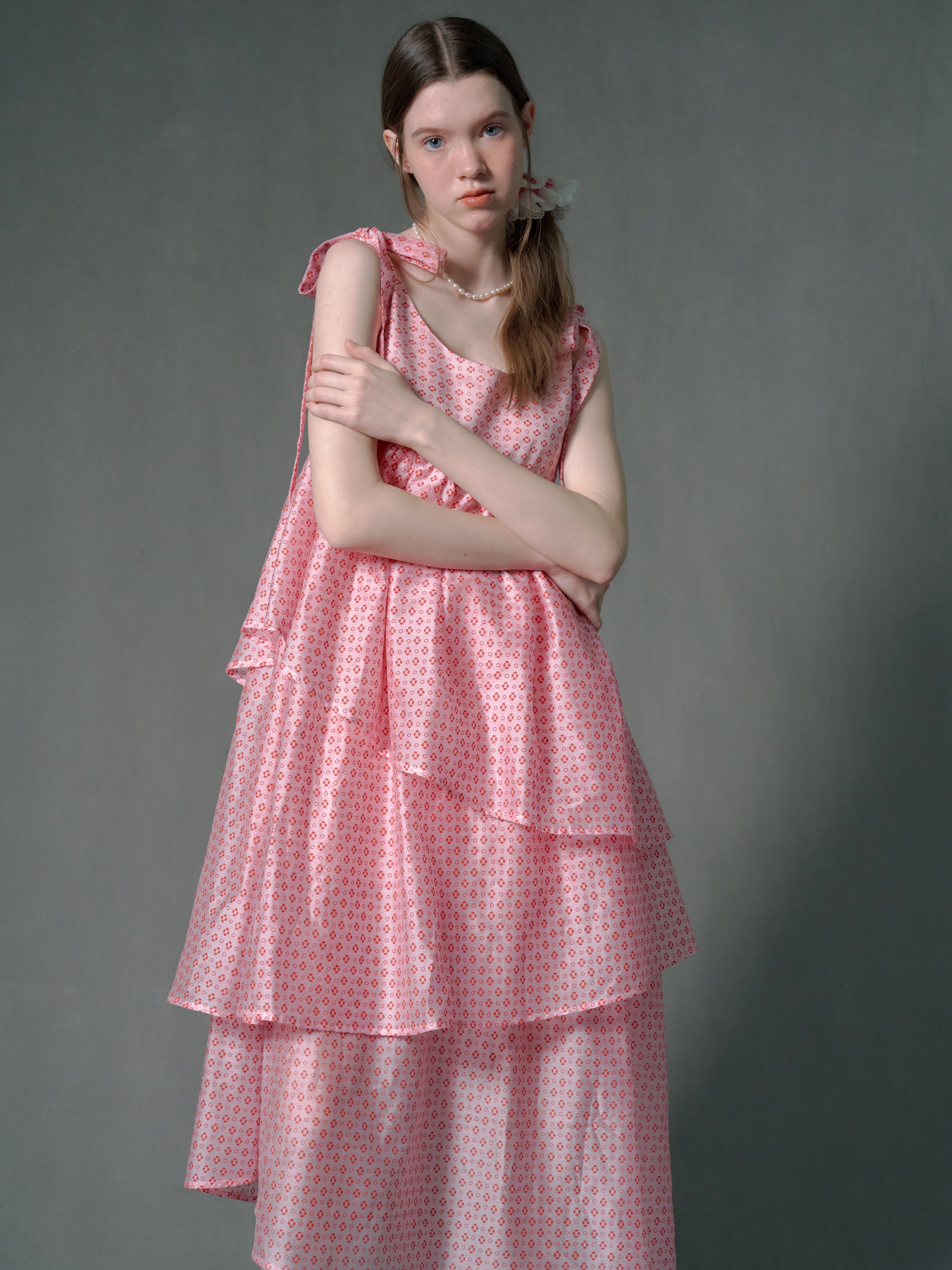 Strap Long Cake One-piece