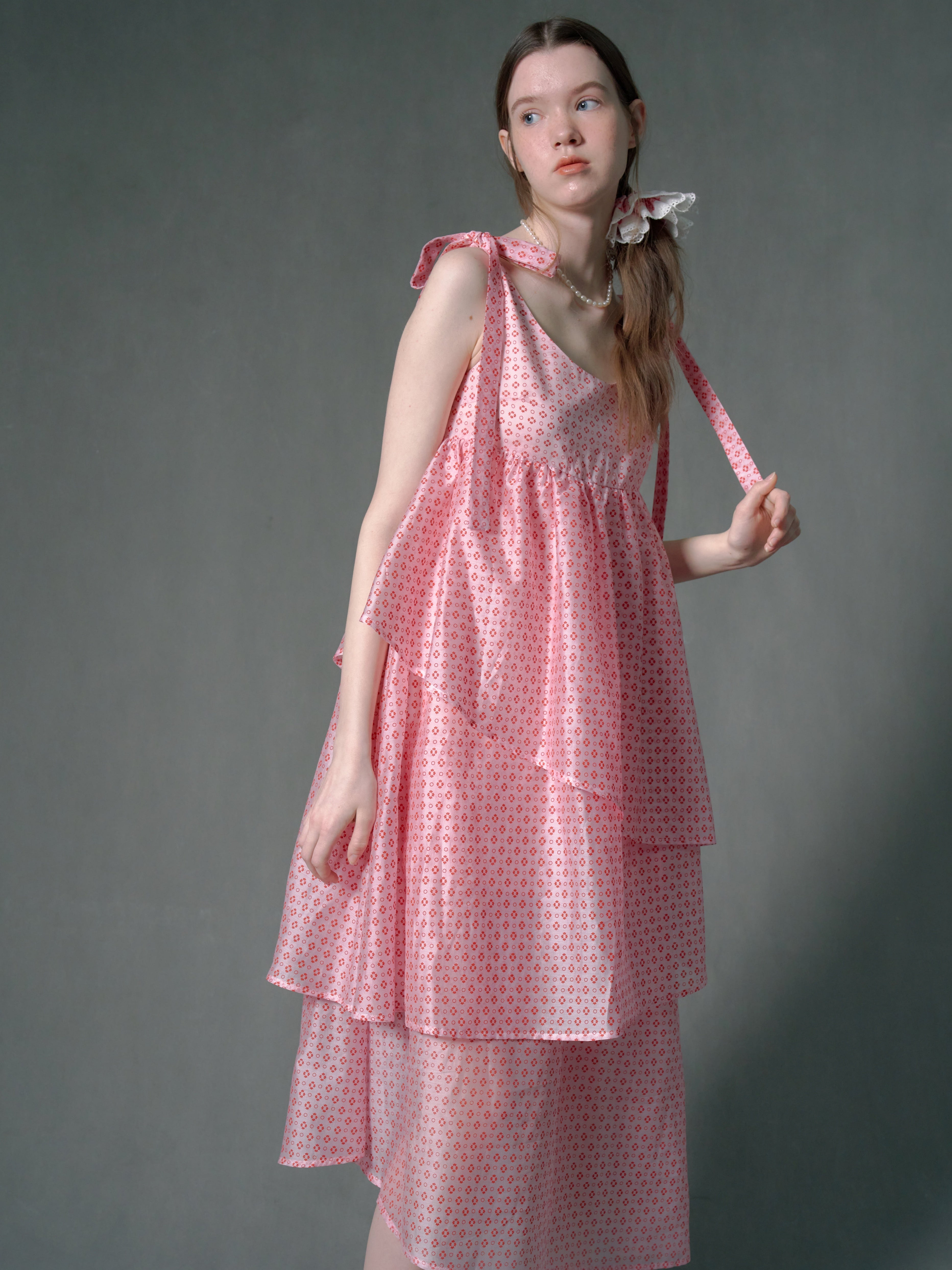 Strap Long Cake One-piece