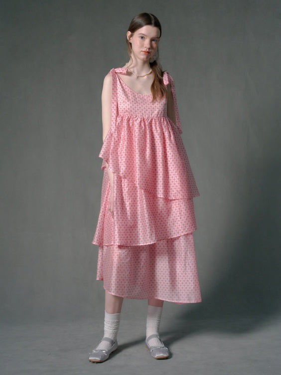 Strap Long Cake One-piece