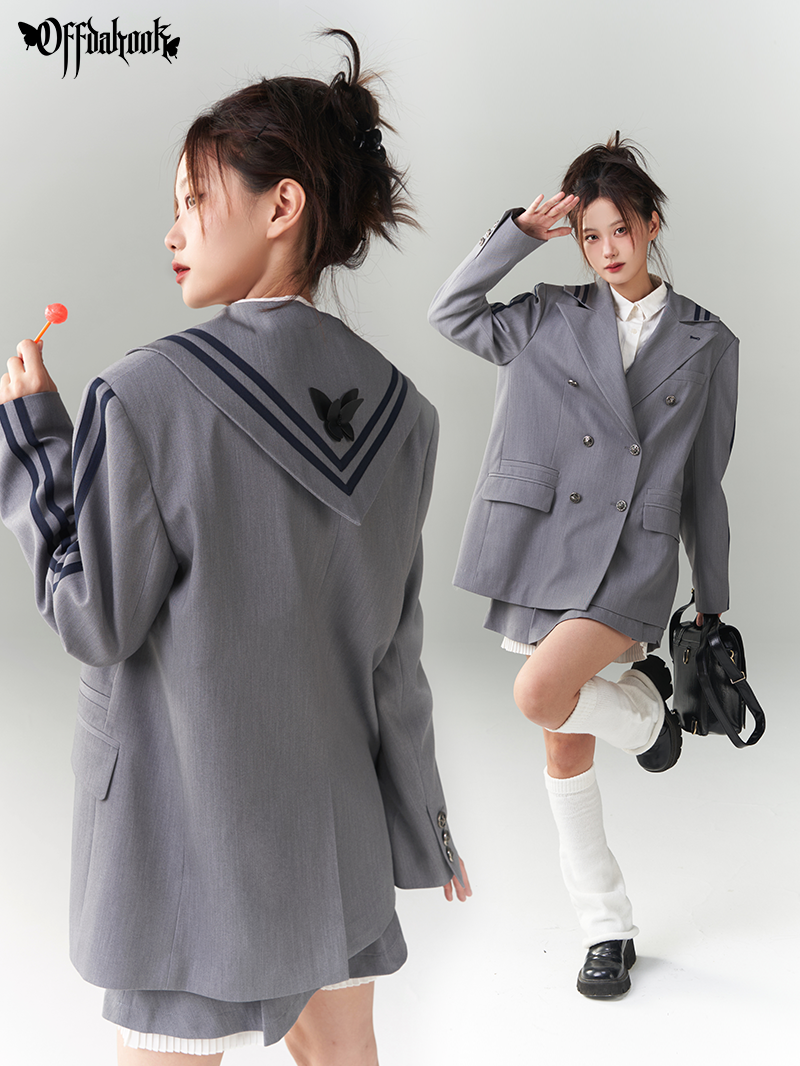 Colley-Sailor Oversize-Jacke im Colley-Stil