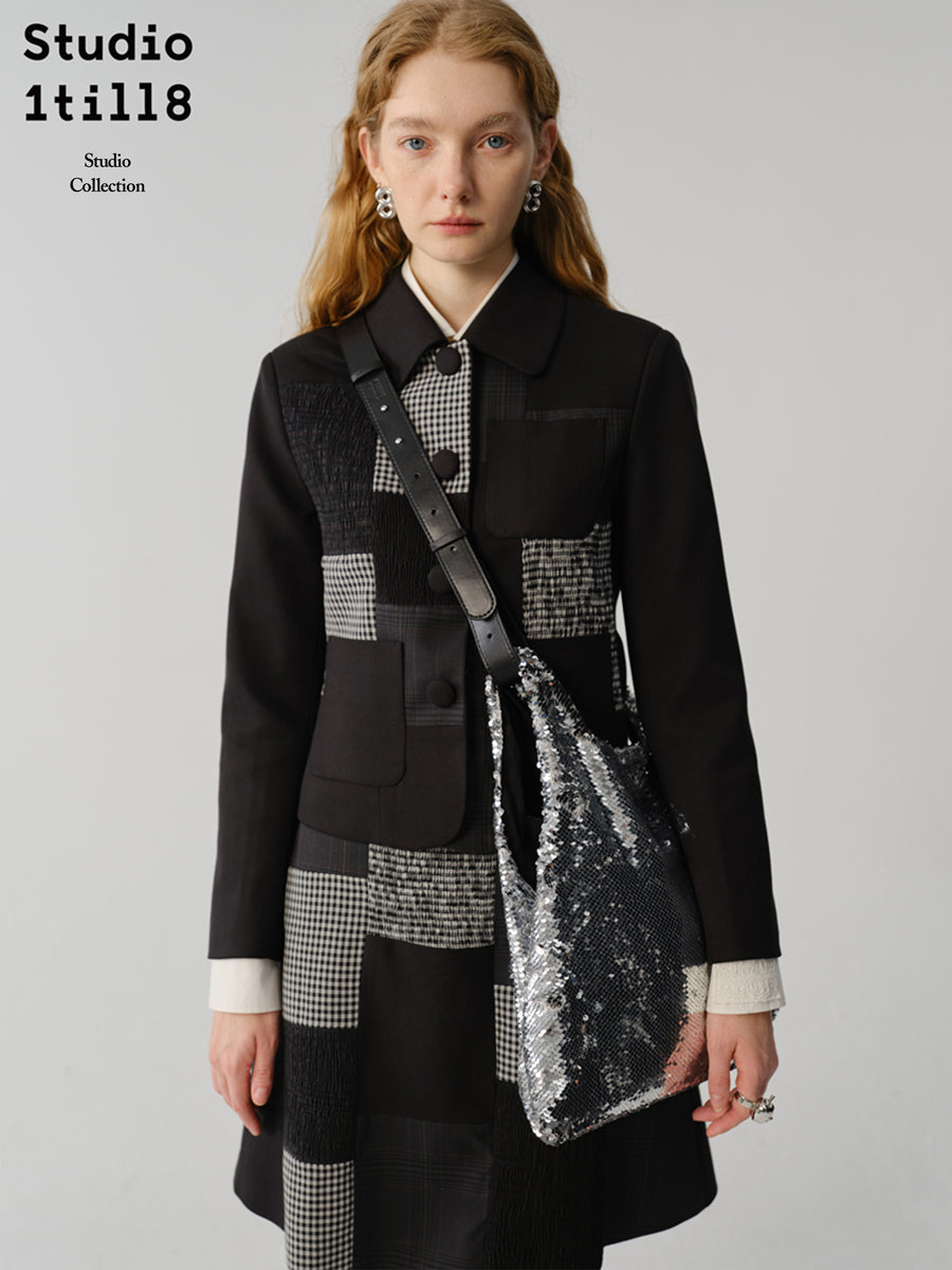 CHECKED NICHI MULTI MODERN JACKET & SKIRT