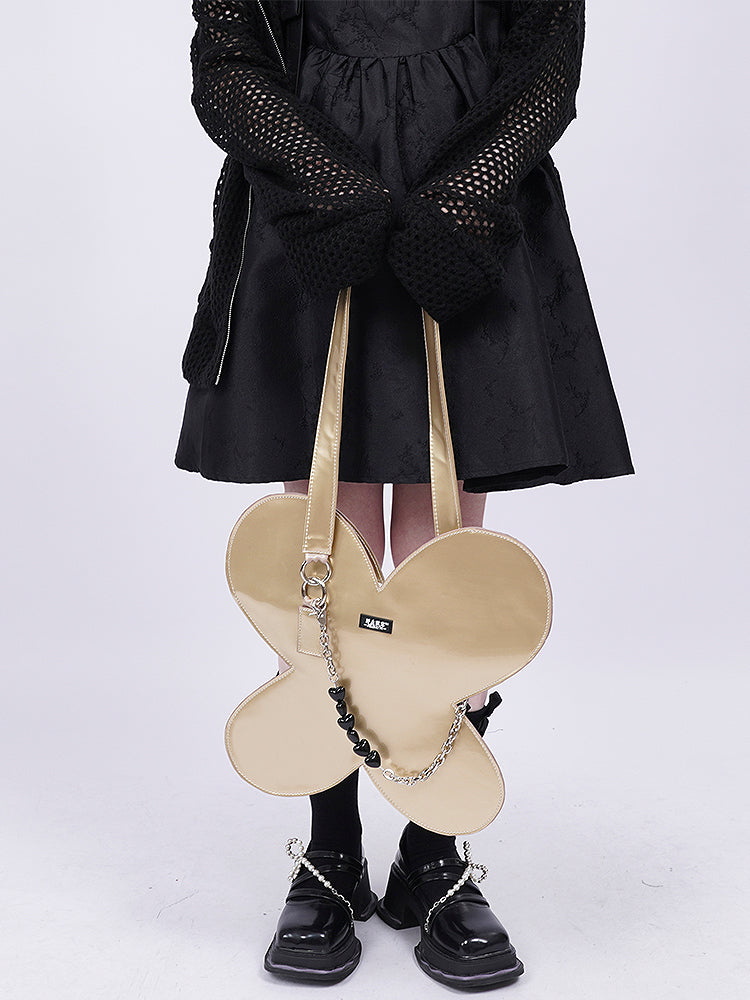 Metallic Butterfly Netter Nichi Big 2way Tasche