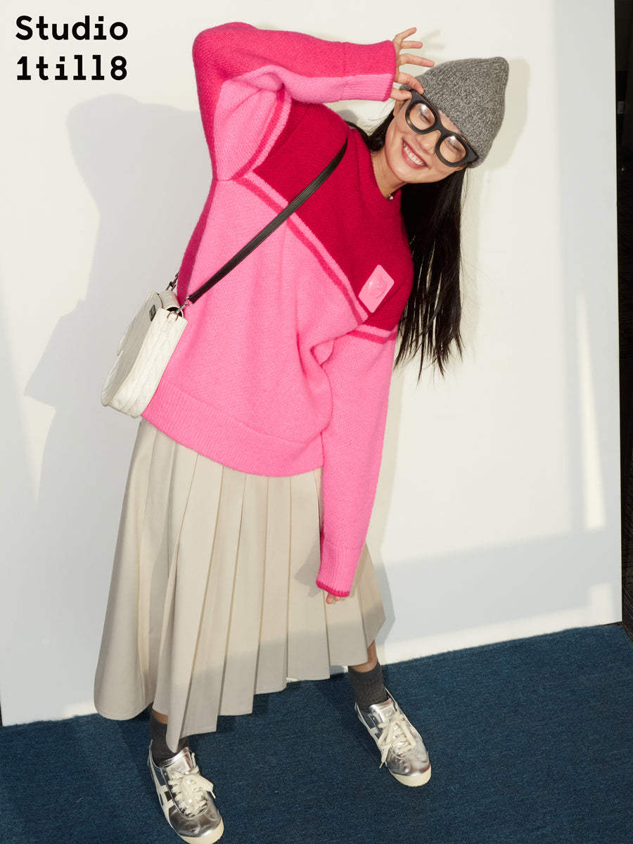 VIVID CUTE SIMPLE OVERSIZE KNIT