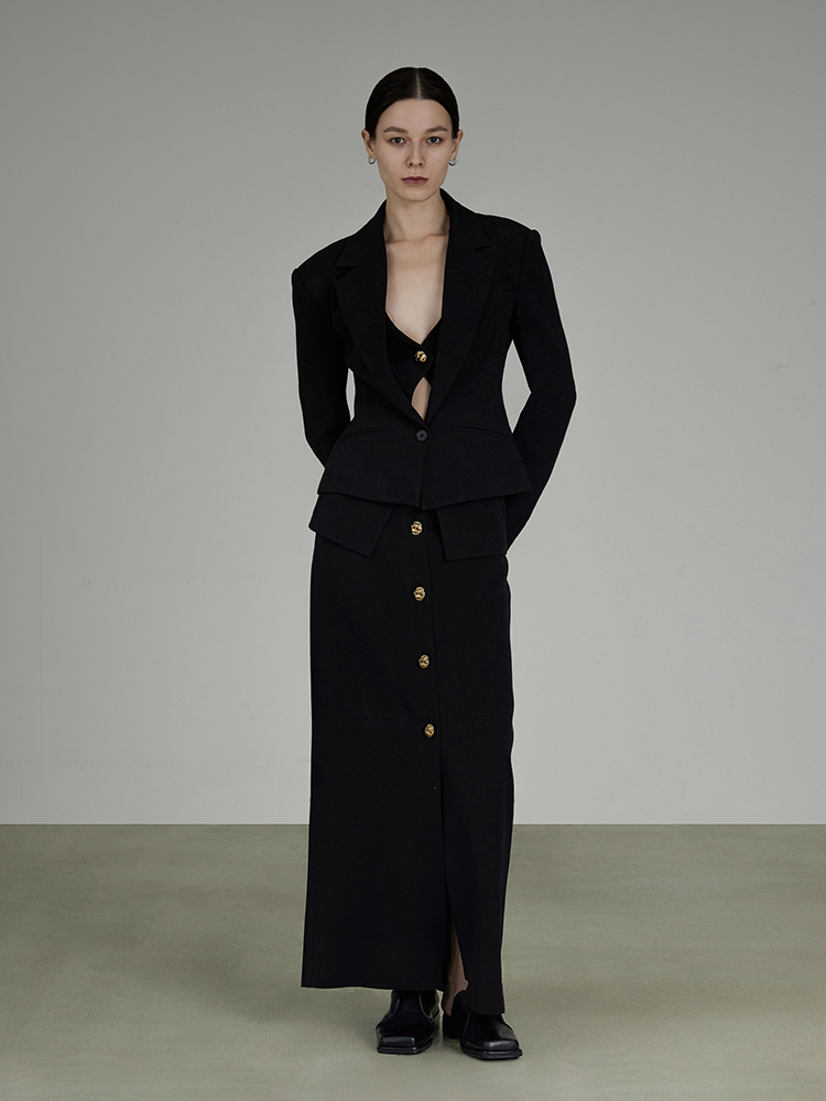 SEMI FORMAL CHIC CLASSY JACKET LONG SKIRT ARCANA ARCHIVE