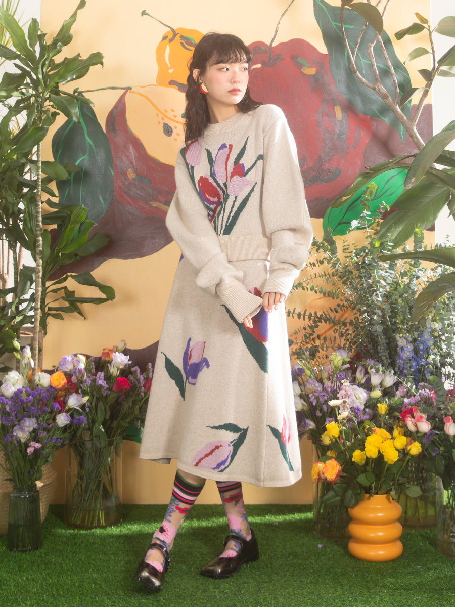 TULIP NICHI RETRO TRICH TOPS & JUPT