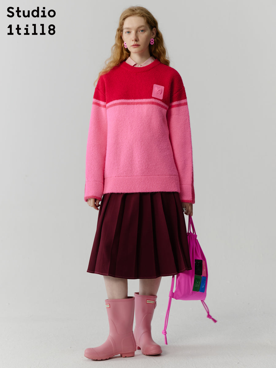 VIVID CUTE SIMPLE OVERSIZE KNIT