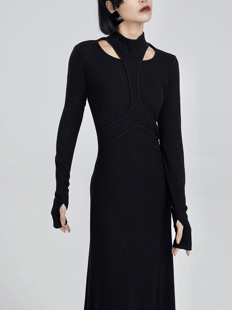 Nichi Slim Maxi Knit ONE-PIECE