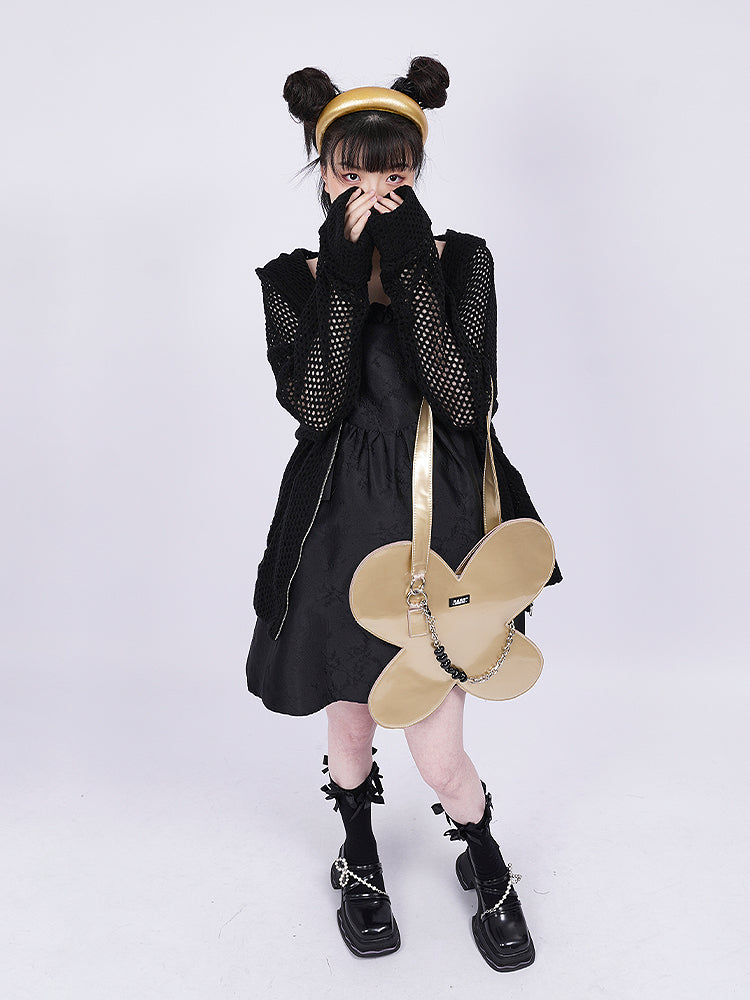 Metallic Butterfly Netter Nichi Big 2way Tasche