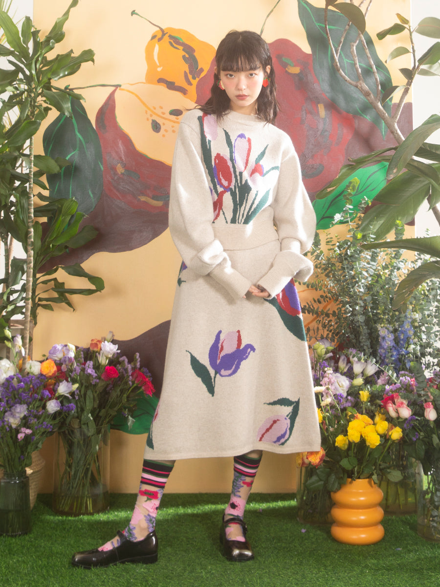 TULIP NICHI RETRO TRICH TOPS & JUPT