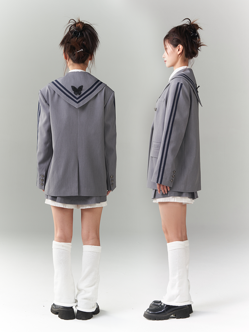 Colley-Sailor Oversize-Jacke im Colley-Stil