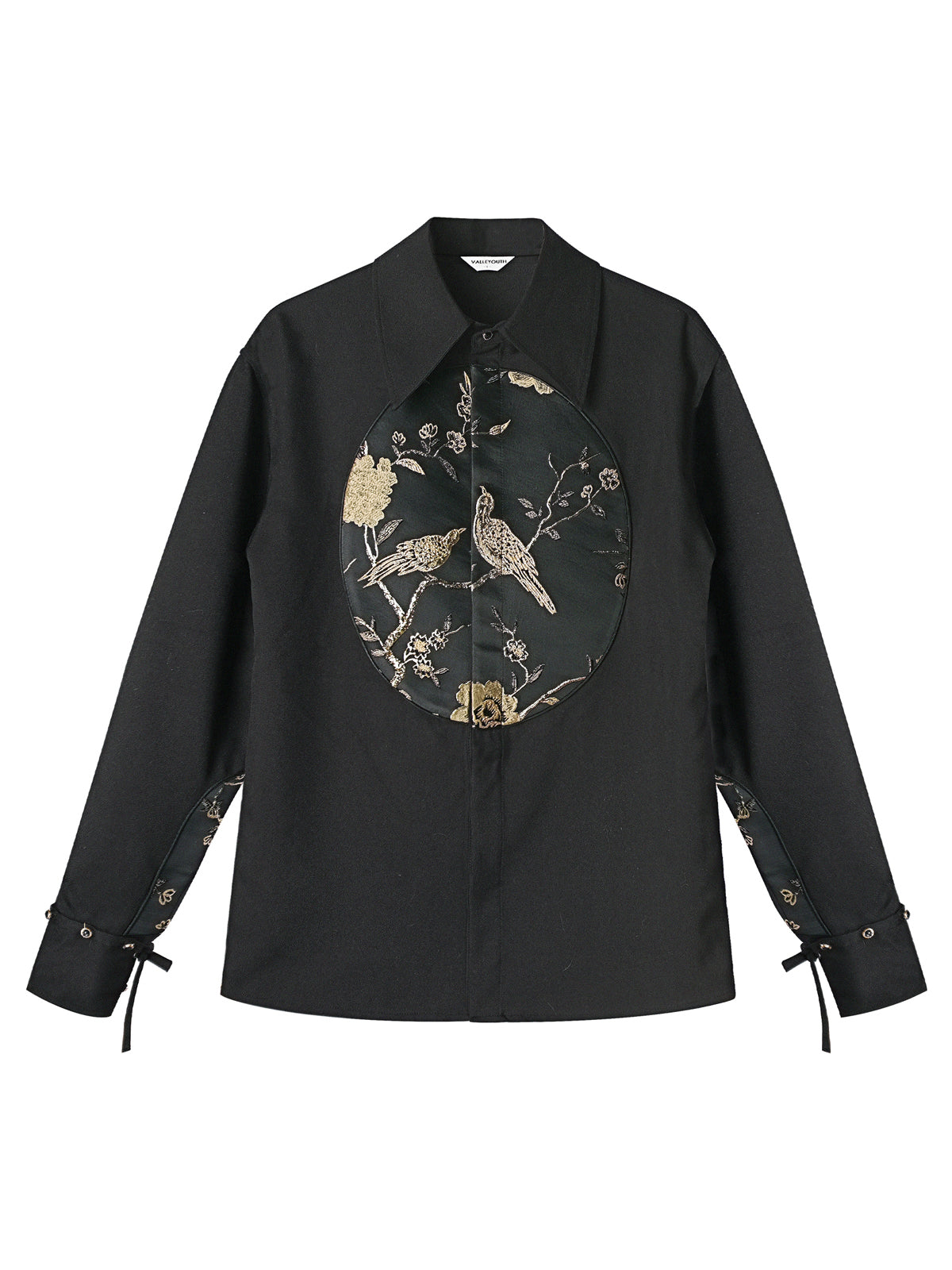 Embroidery CHINA maocollar Retro Tops