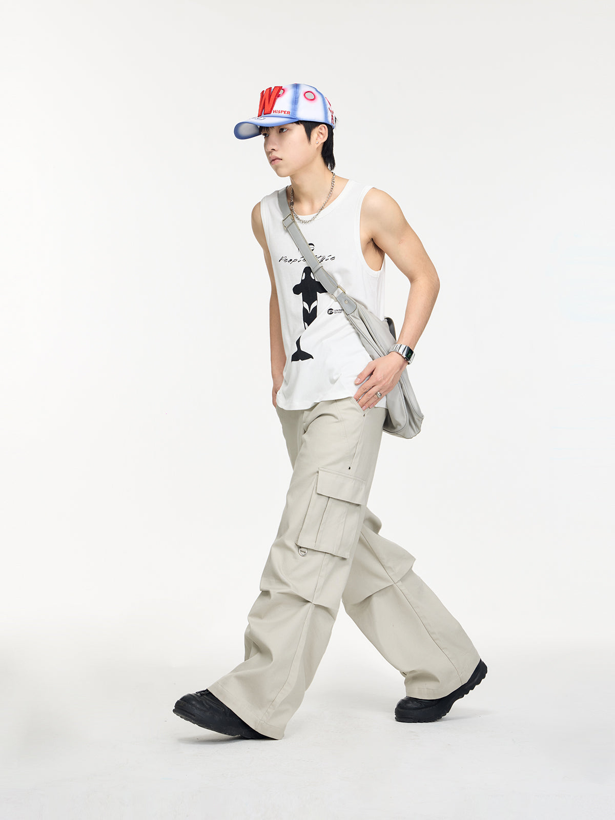 Unisex Whale Sleeveless Summer Casual Tanktop