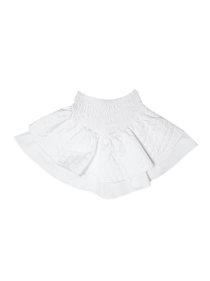 Quilting Embroidery Layered Lolita Gothic Short-Skirt