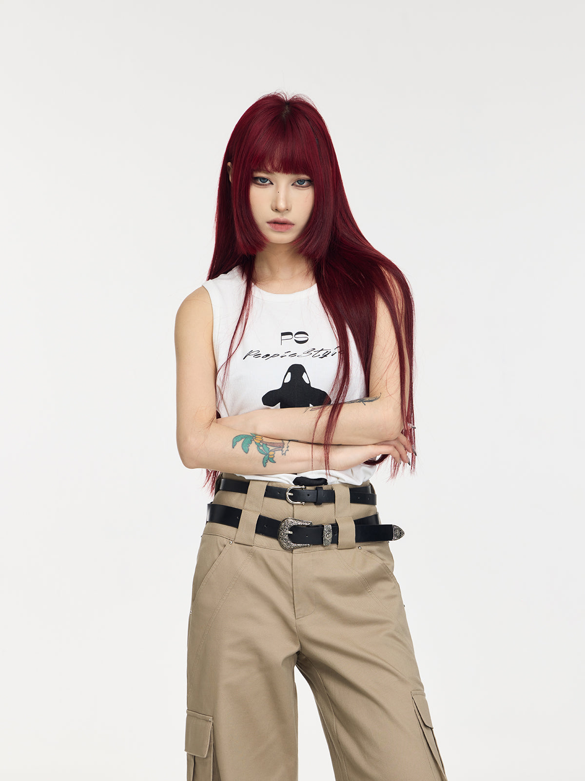 Unisex Whale Sleeveless Summer Casual Tanktop