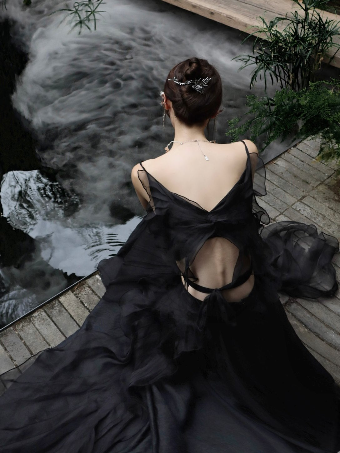 Ribbon Gather CIFFON NICHI CAMISOLE