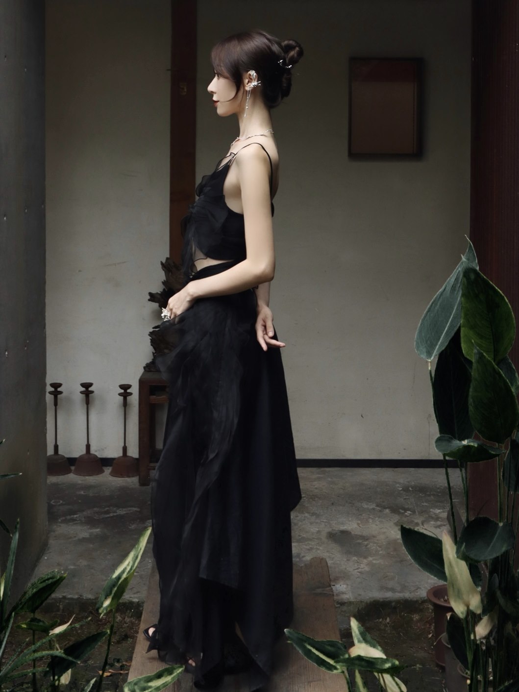 Ribbon Gather CIFFON NICHI CAMISOLE