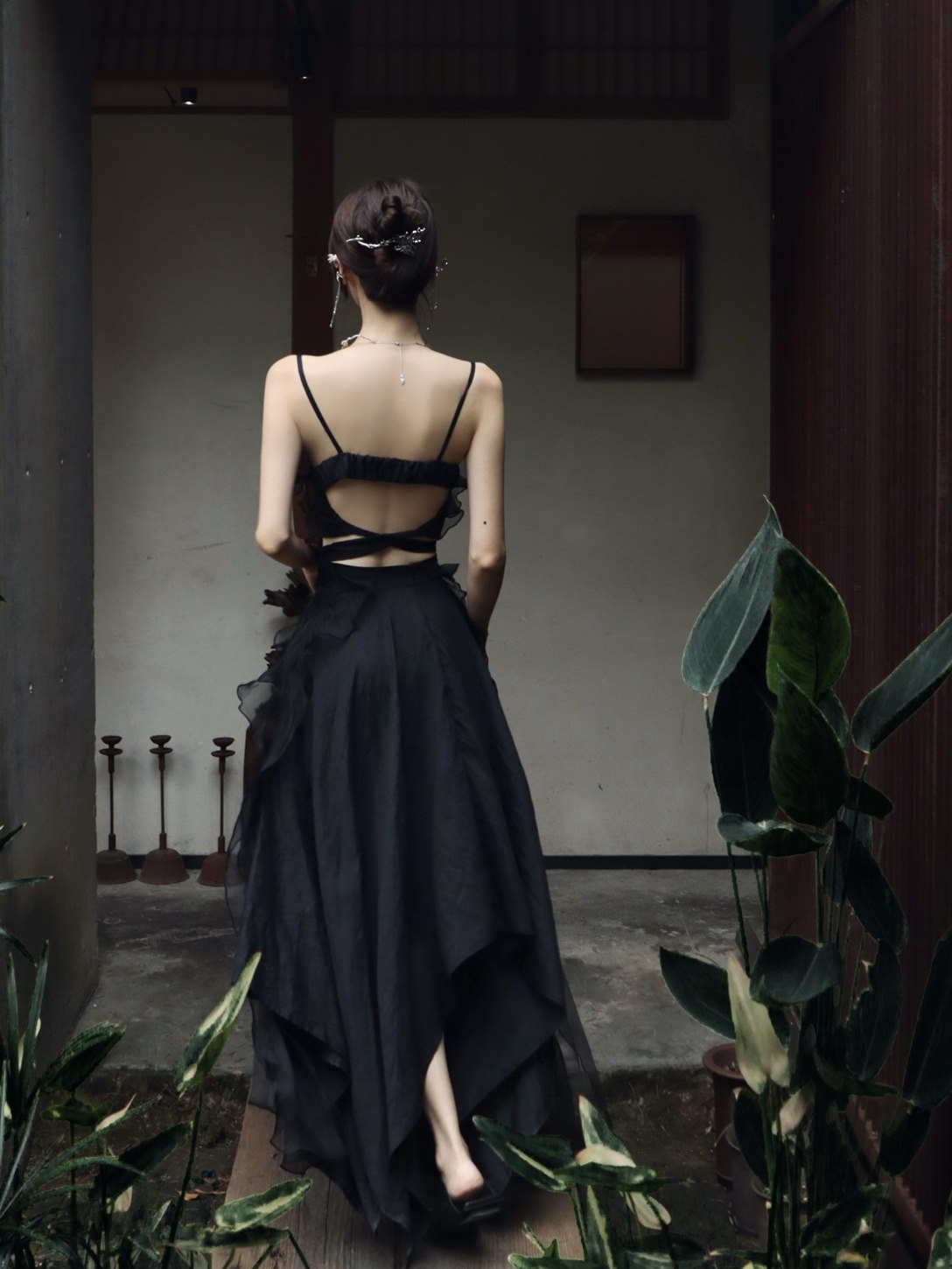 Ribbon Gather CIFFON NICHI CAMISOLE