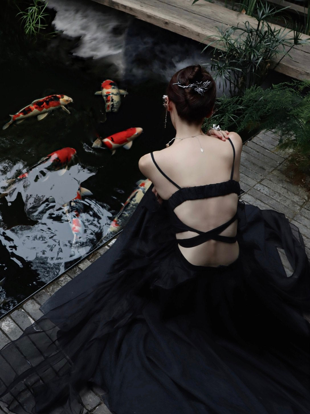 Ribbon Gather CIFFON NICHI CAMISOLE