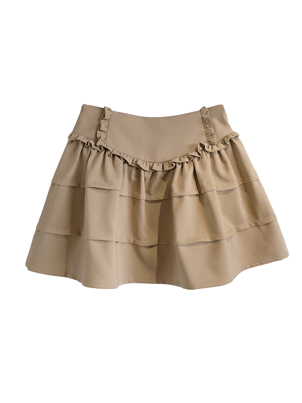 Back-Ribbon 2WAY NICHI FRILL TIERED JACKET & SKIRT