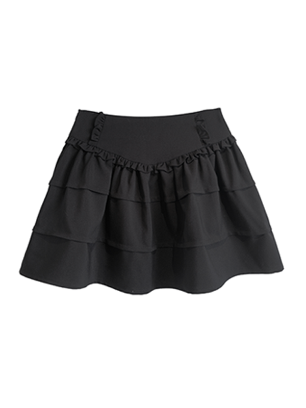 Back-Ribbon 2way Nichi Frill Stufeed Jacket & Rock