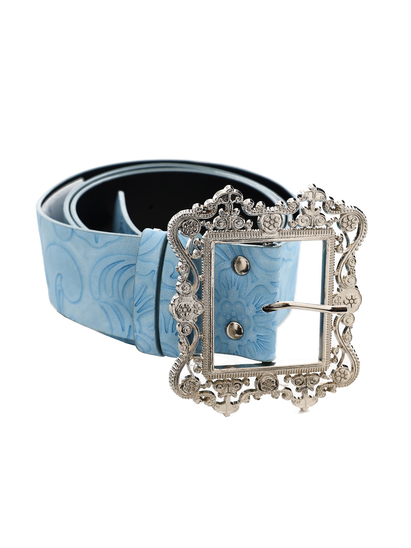 Retro Flower Thick Belt Belt - don't bite eyes – ARCANA ARCHIVE