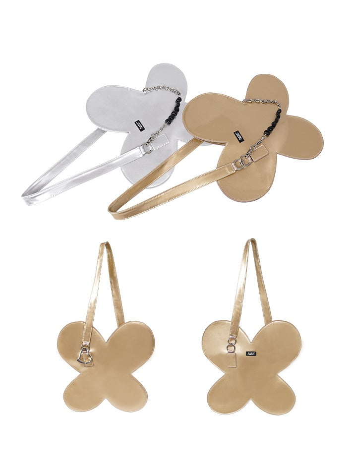 Metallic Butterfly Netter Nichi Big 2way Tasche